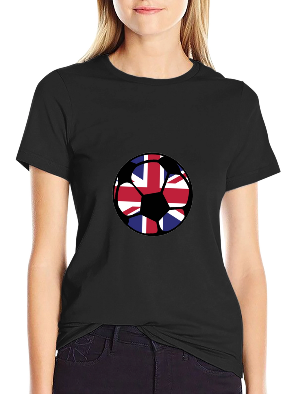 Union Jack Soccer Ball Graphic Tee