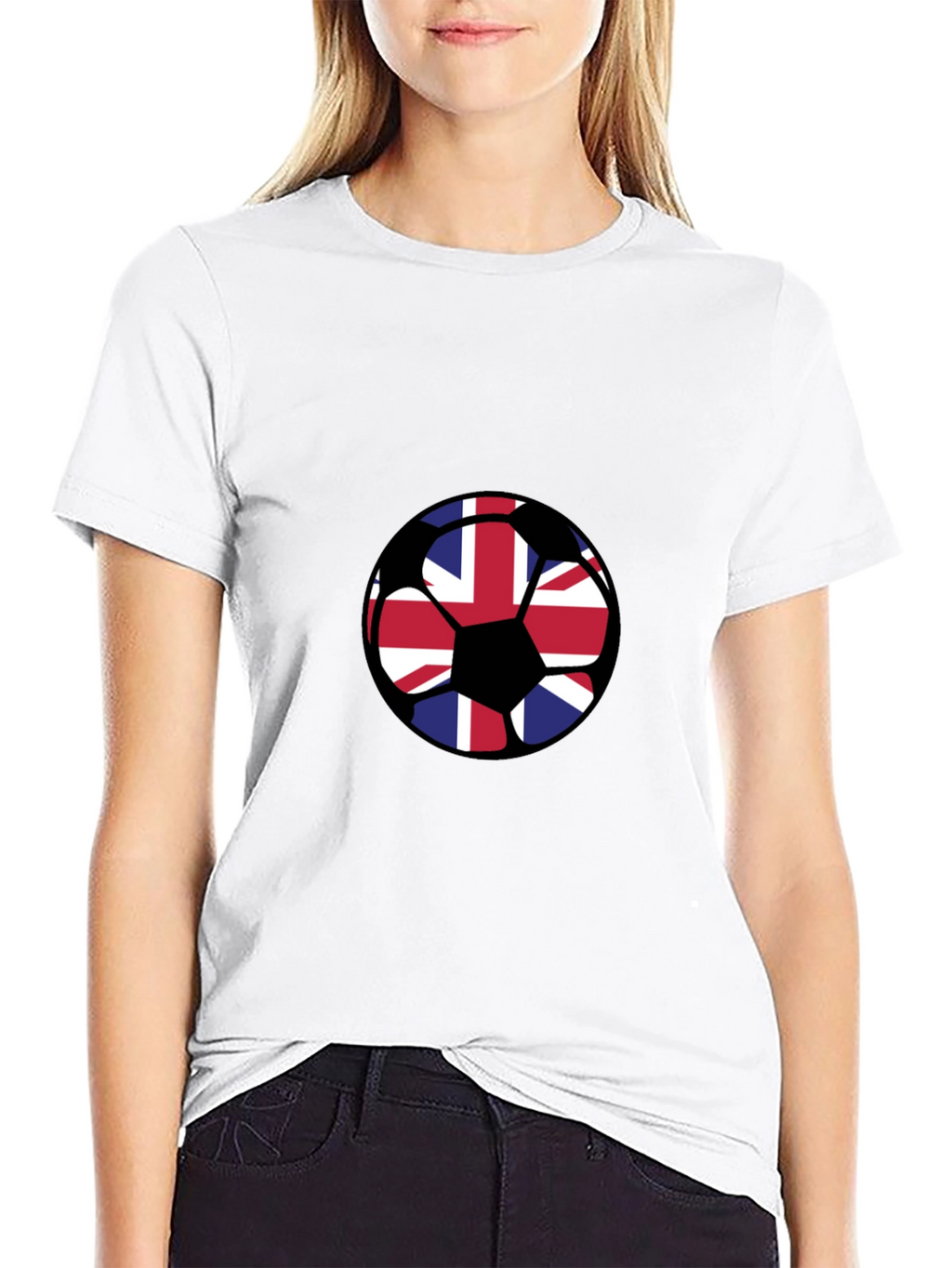 Union Jack Soccer Ball Graphic Tee