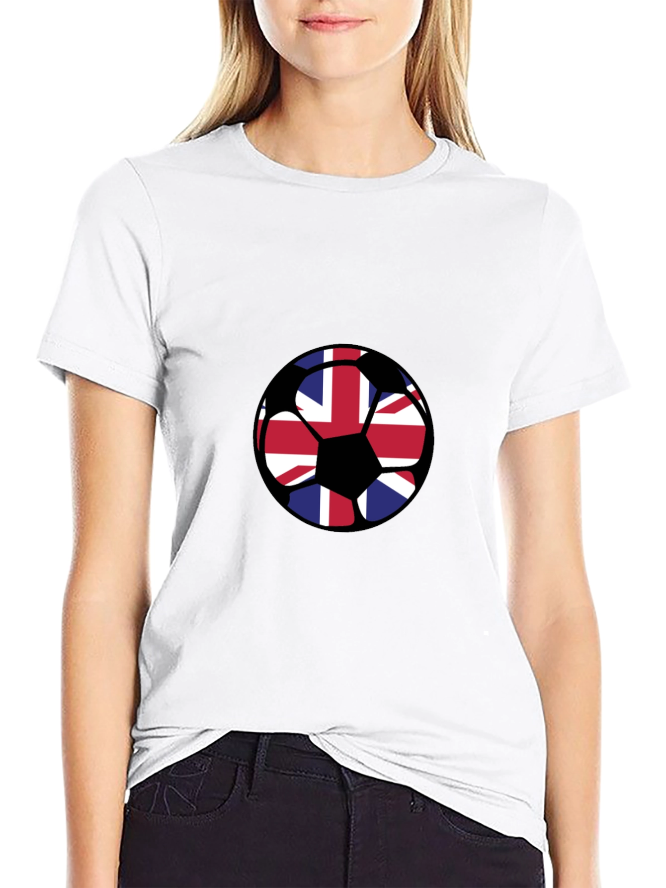 Union Jack Soccer Ball Graphic Tee