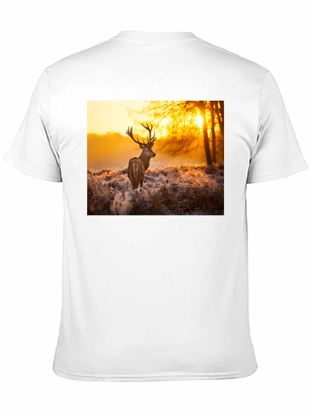 Deer Sunset Graphic Tee