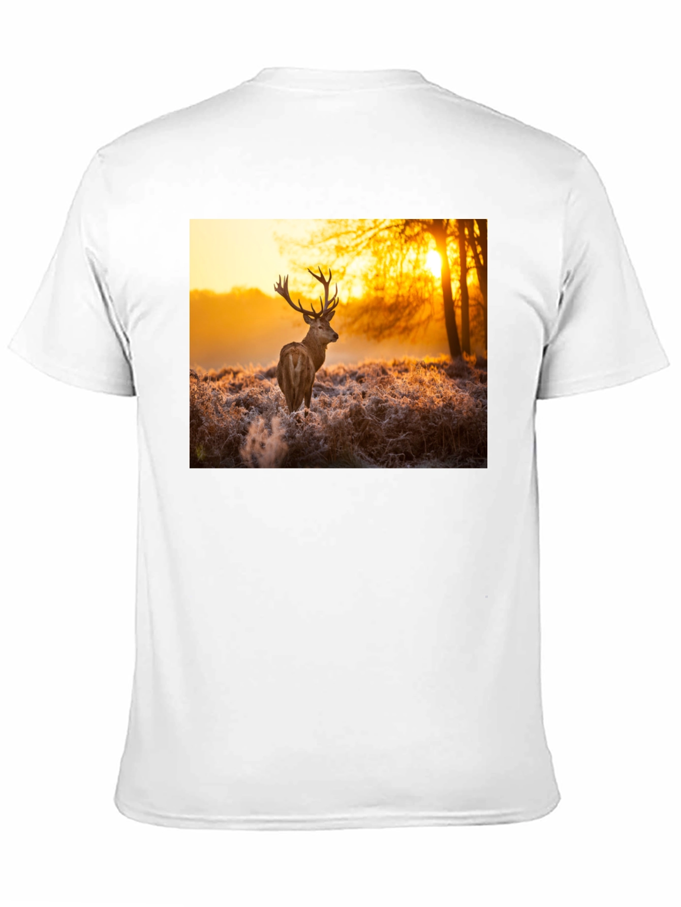 Deer Sunset Graphic Tee