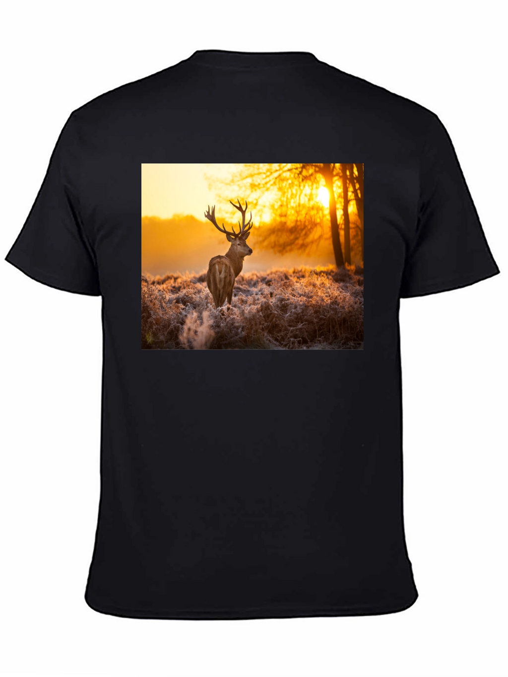 Deer Sunset Graphic Tee