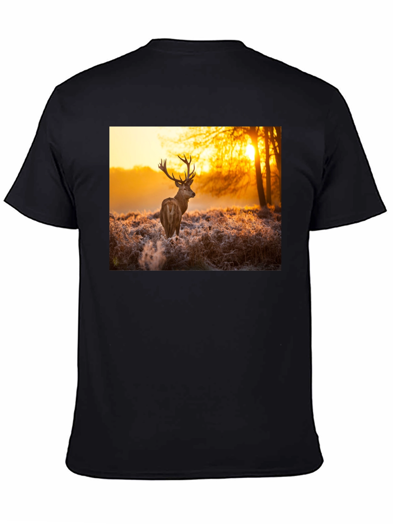 Deer Sunset Graphic Tee