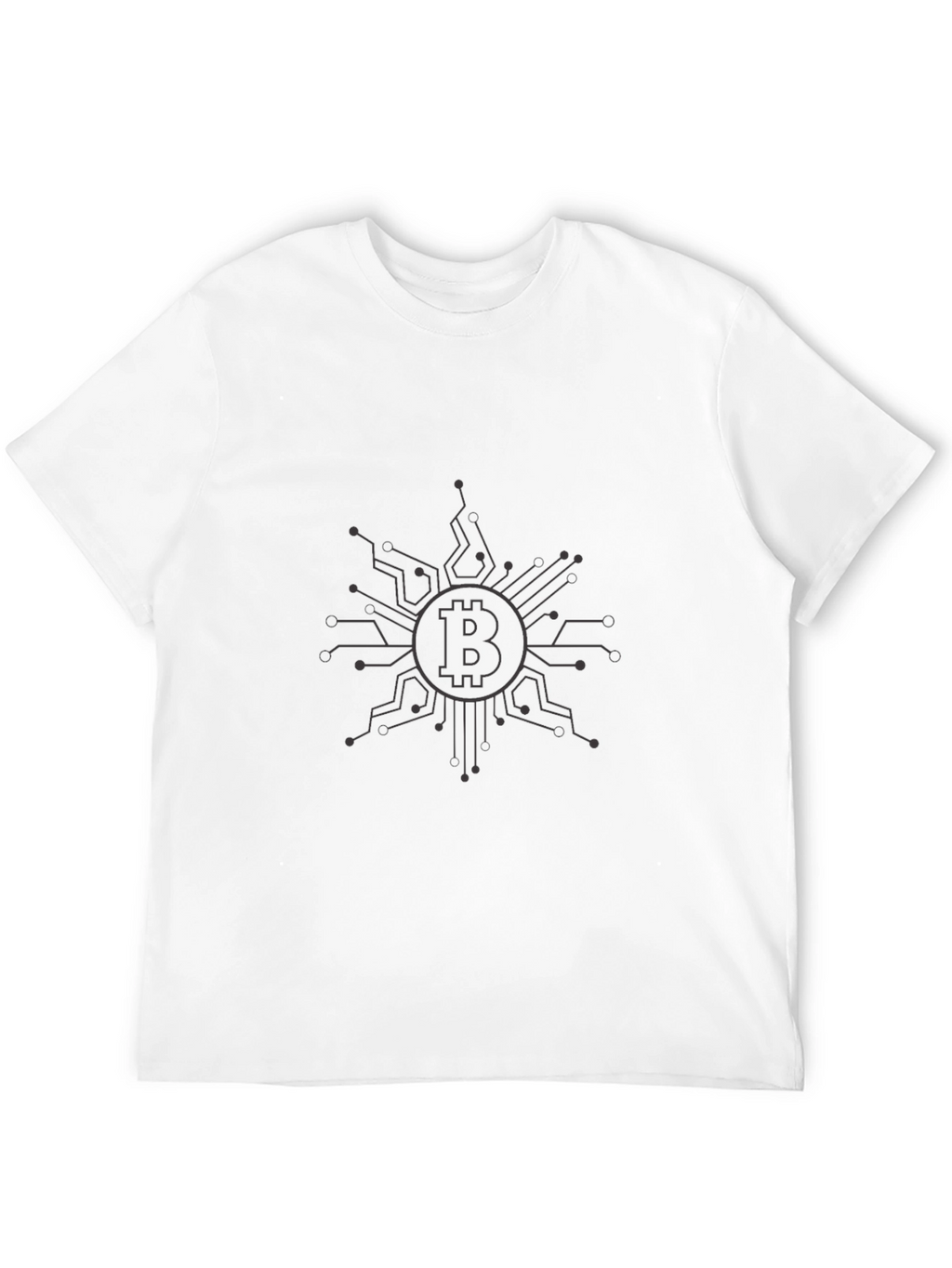 Bitcoin Circuit Black T-Shirt