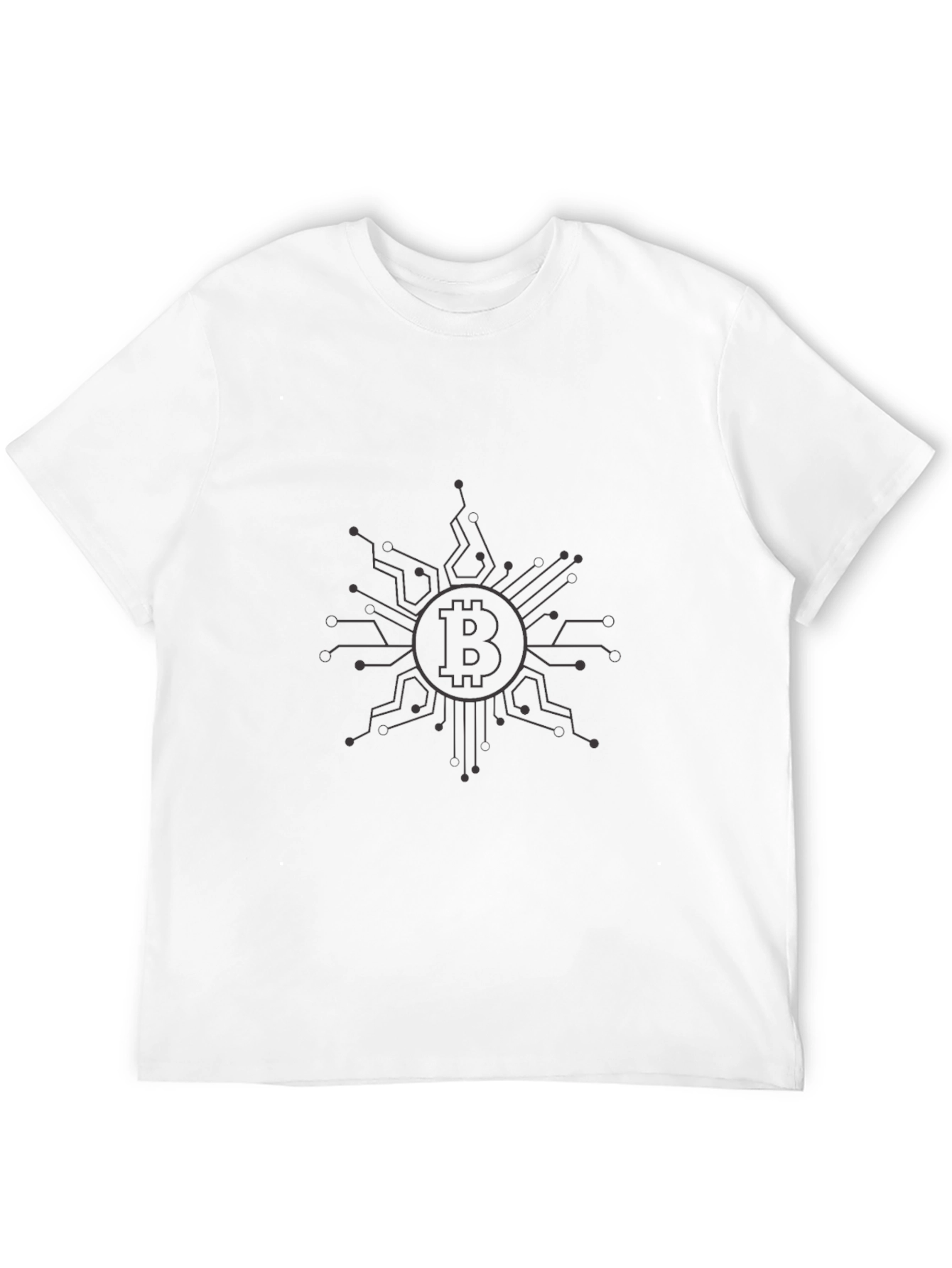 Bitcoin Circuit Black T-Shirt