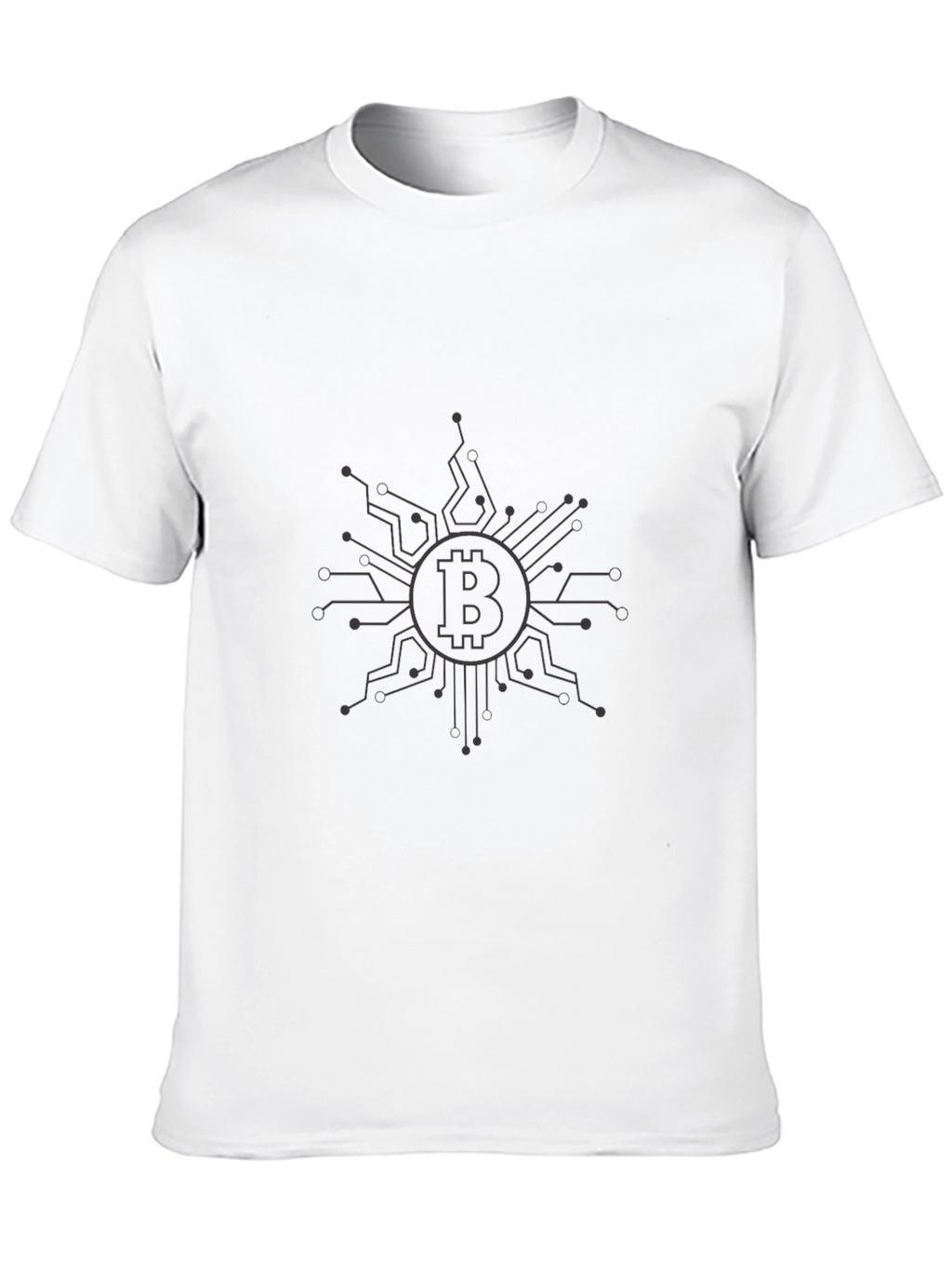 Bitcoin Circuit Black T-Shirt