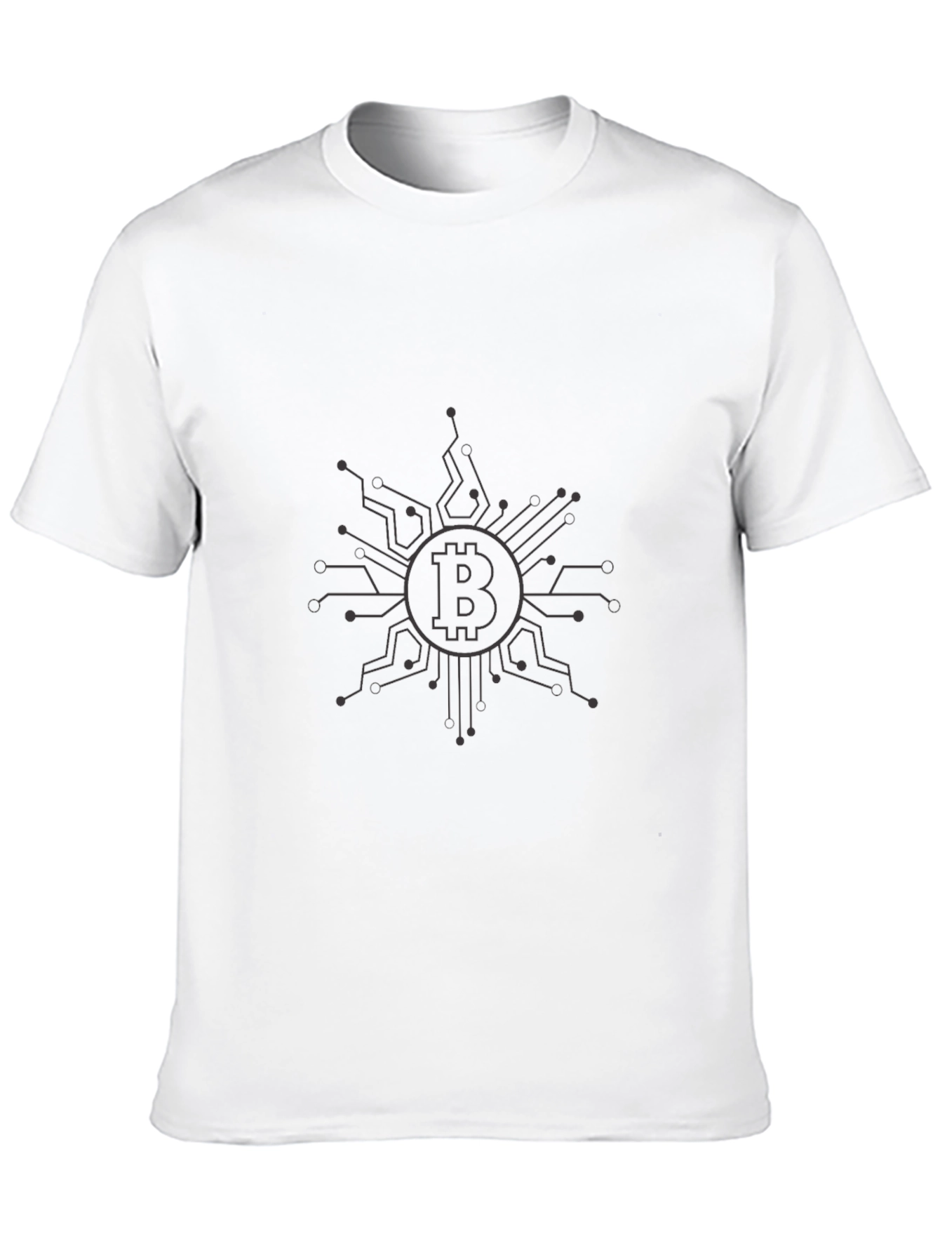 Bitcoin Circuit Black T-Shirt