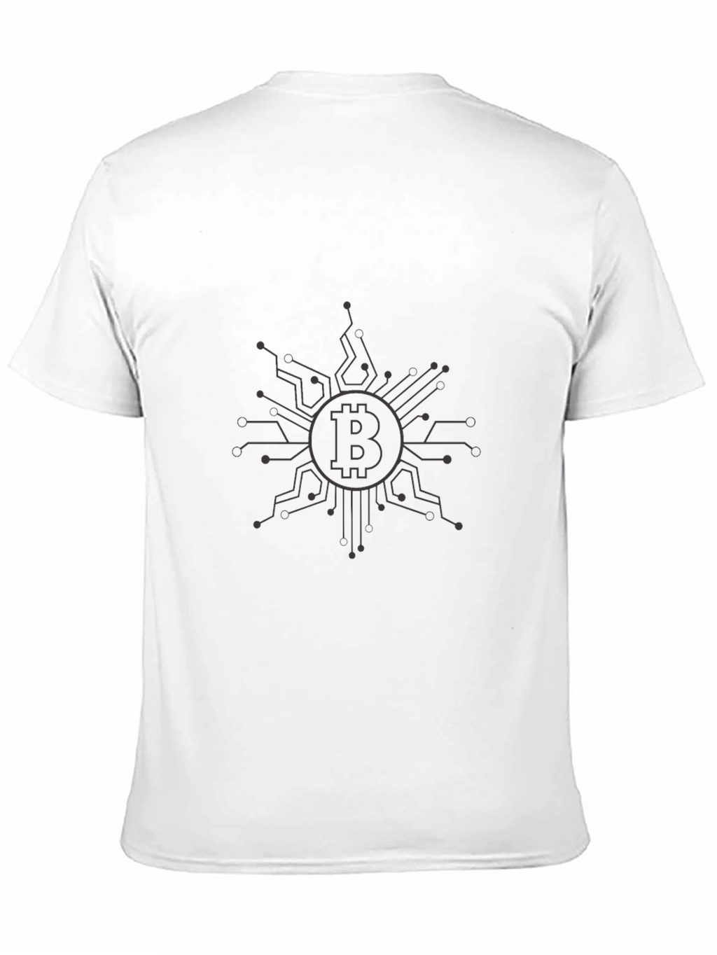 Bitcoin Circuit Black T-Shirt