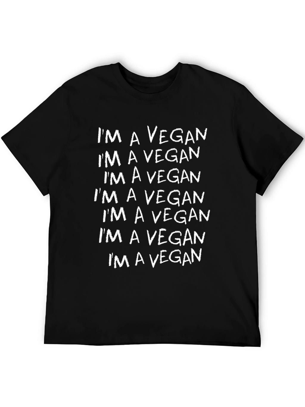 Im A Vegan T-Shirt - Black Statement Tee