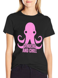 Cthulhu and Chill Graphic T-Shirt
