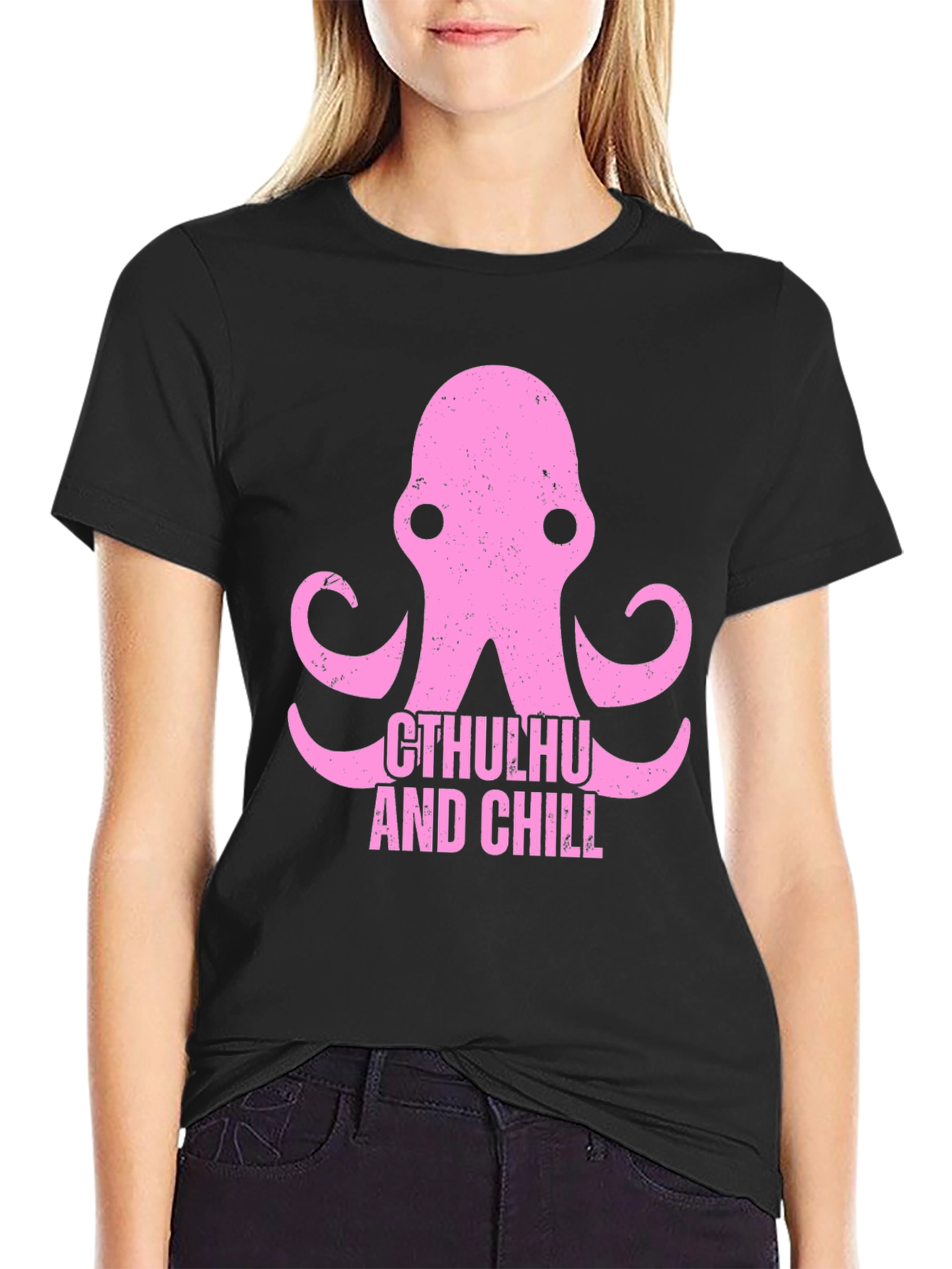 Cthulhu and Chill Graphic T-Shirt