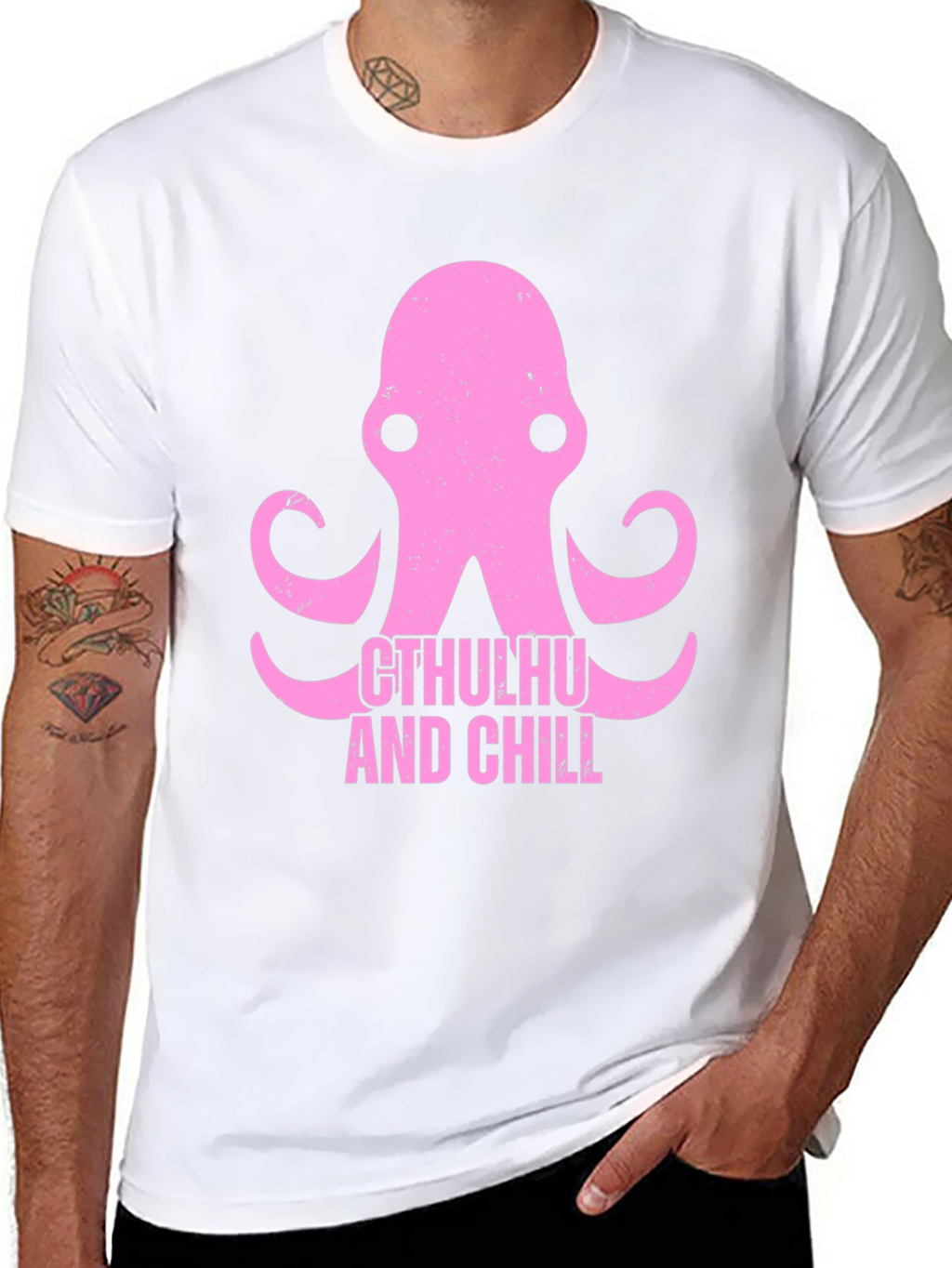 Cthulhu and Chill Graphic T-Shirt