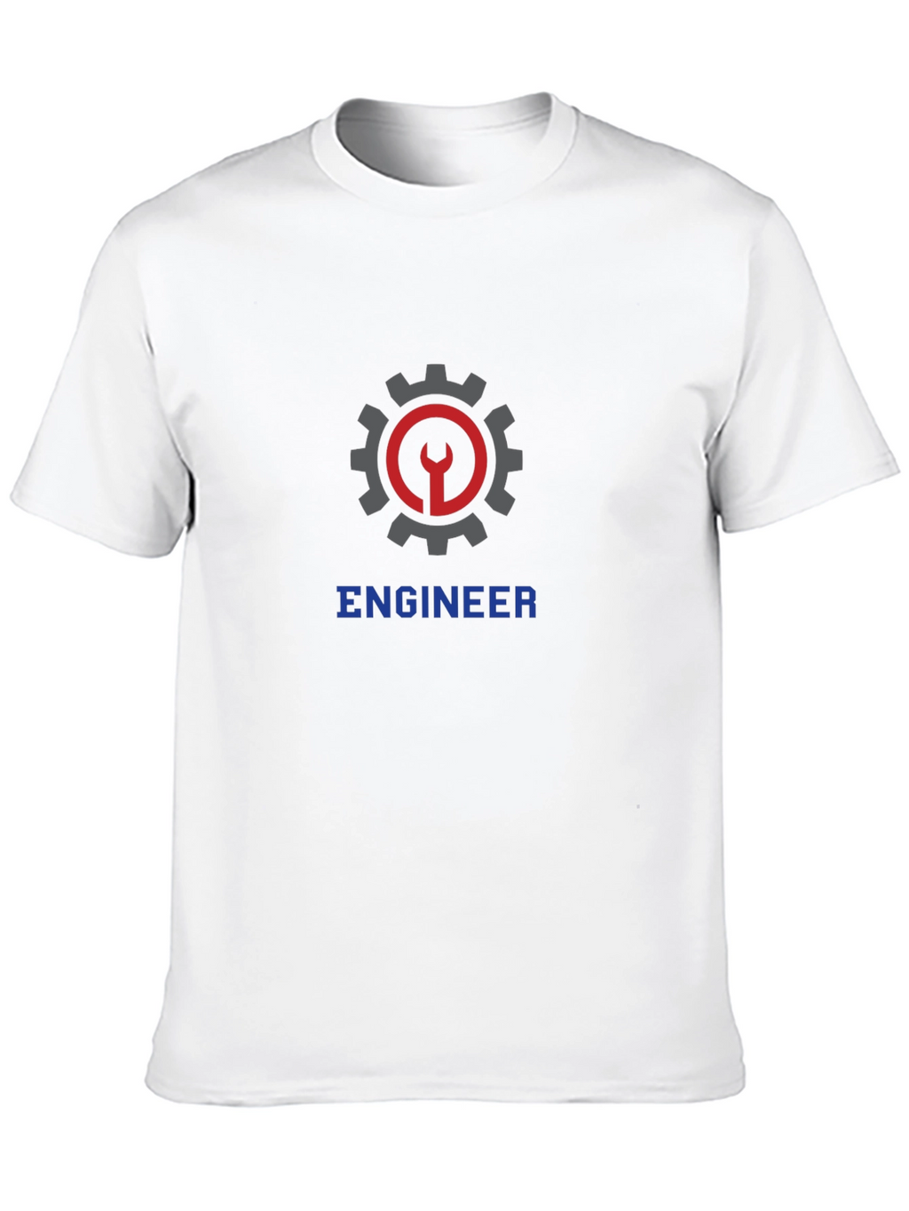 Engineer Graphic T-Shirt - Black Crew Neck