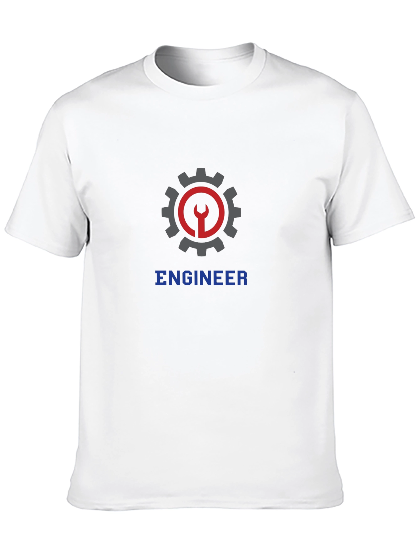 Engineer Graphic T-Shirt - Black Crew Neck