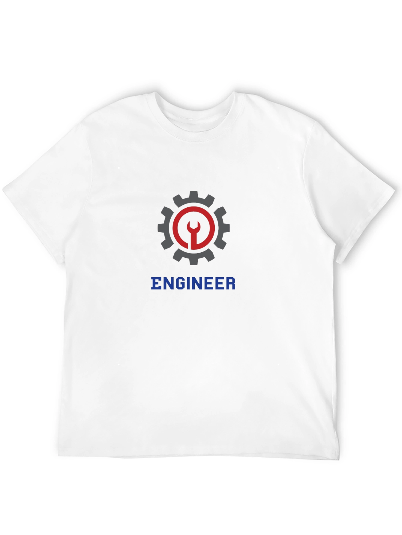 Engineer Graphic T-Shirt - Black Crew Neck
