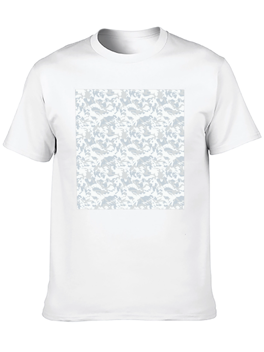 Urban Camo Print Black T-Shirt