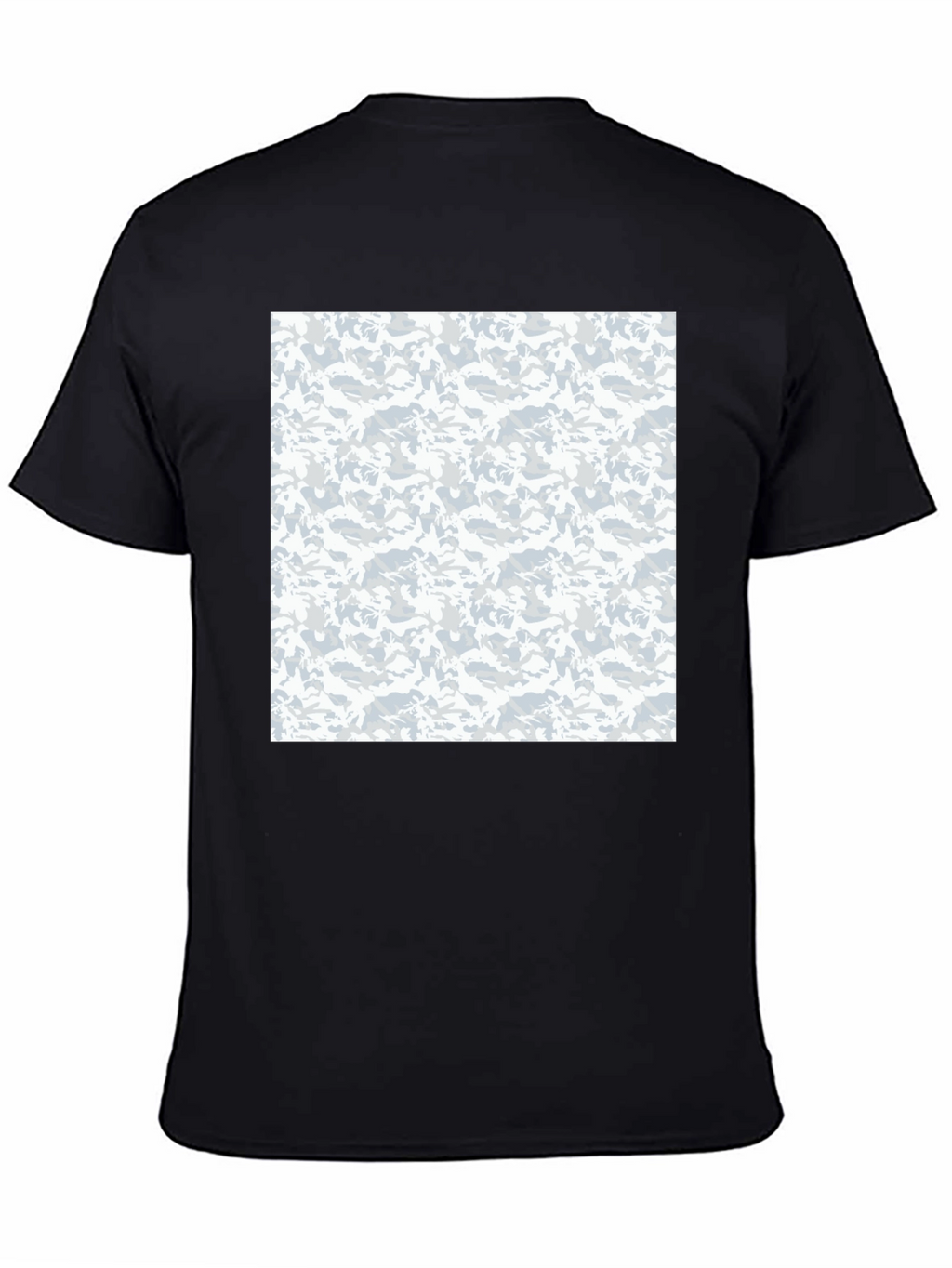 Urban Camo Print Black T-Shirt
