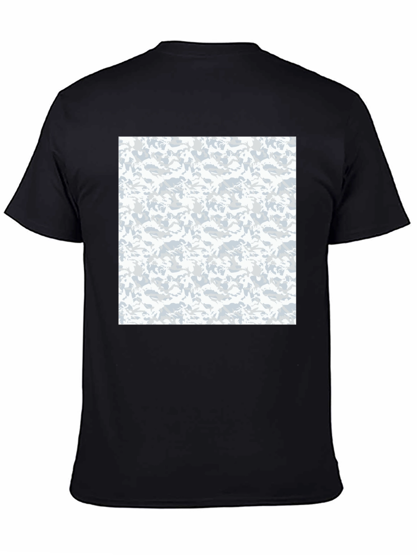 Urban Camo Print Black T-Shirt