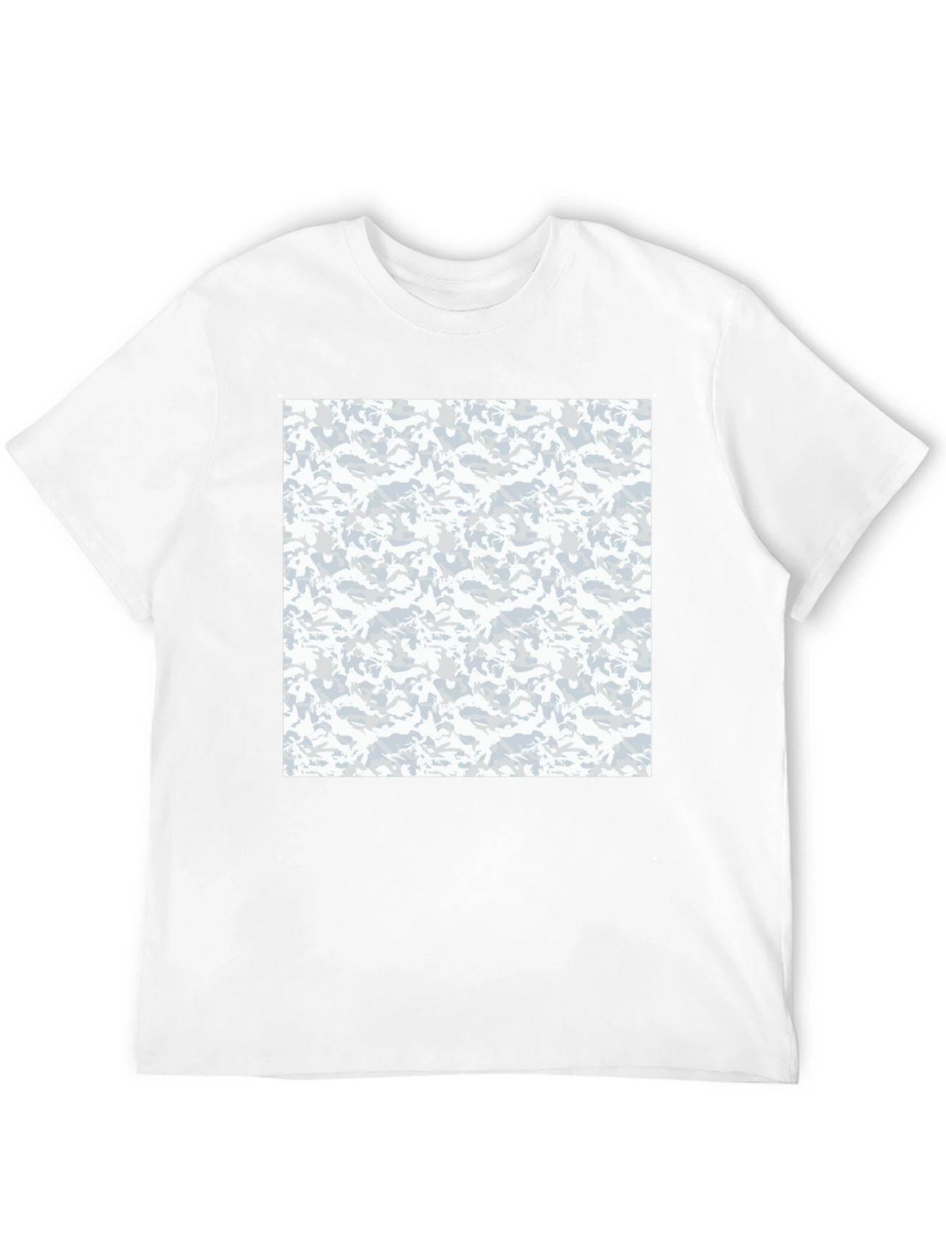 Urban Camo Print Black T-Shirt