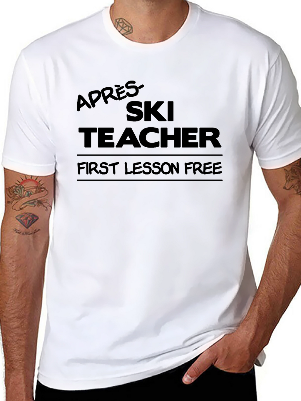 Après-Ski Teacher T-Shirt - First Lesson Free!