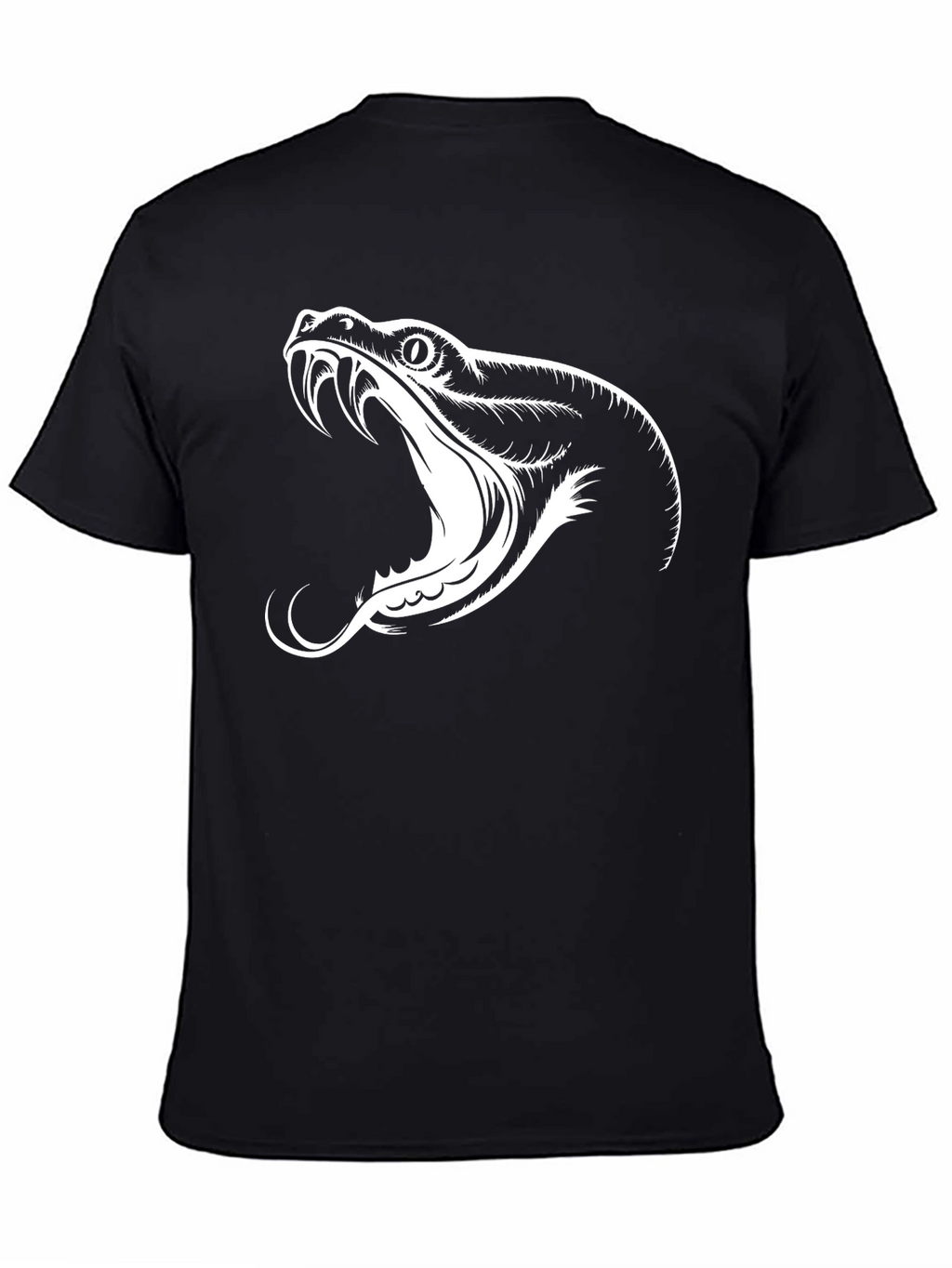 Black Snake Graphic Tee - Mens Stylish T-Shirt