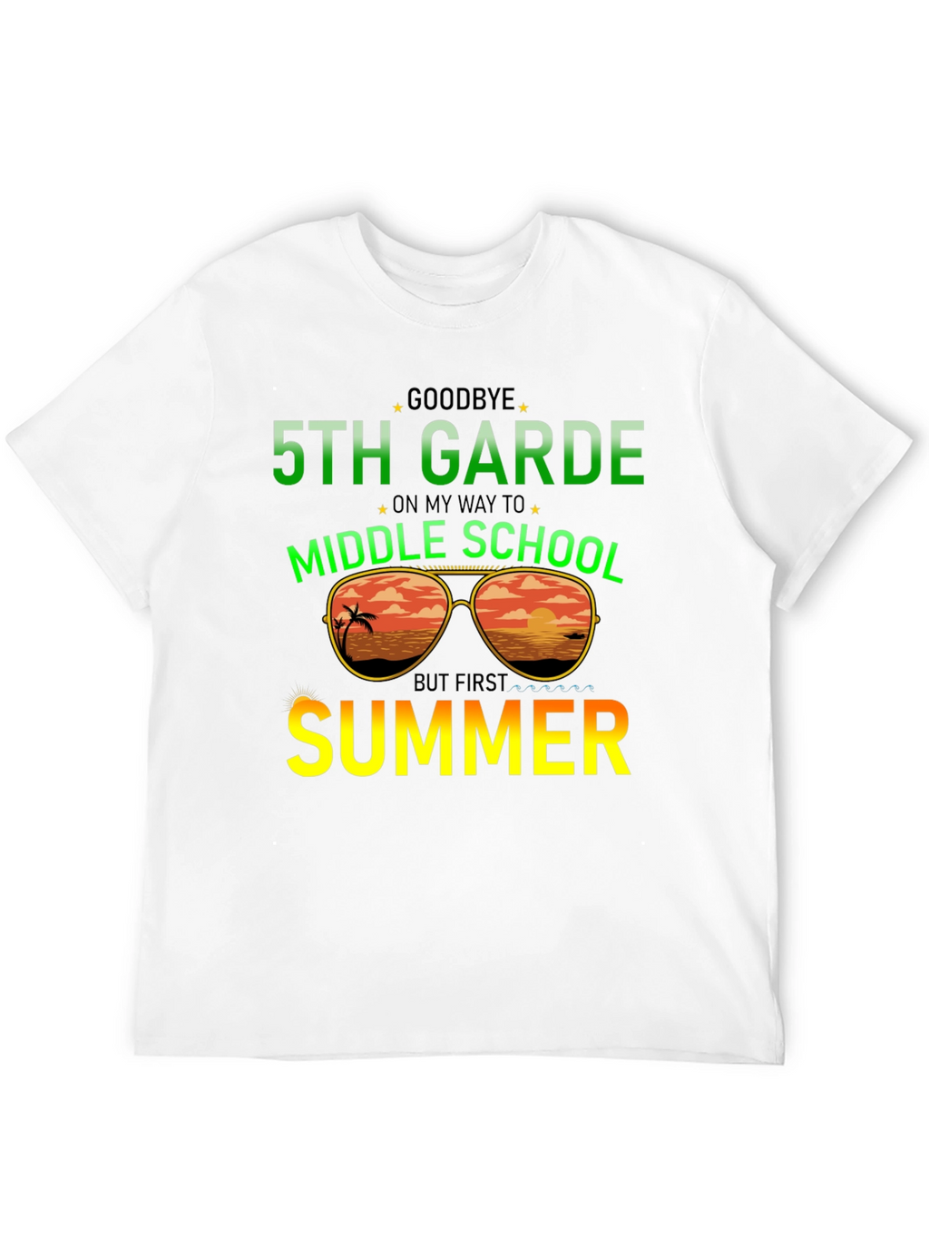 Goodbye 5th Grade Summer T-Shirt