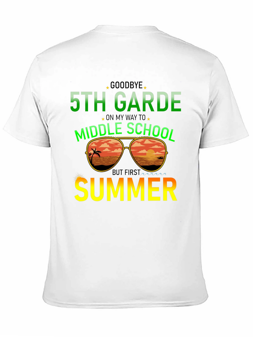 Goodbye 5th Grade Summer T-Shirt