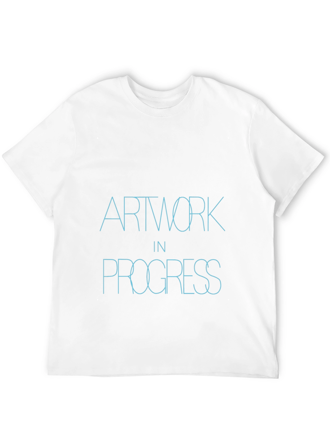 Artwork in Progress Black T-Shirt