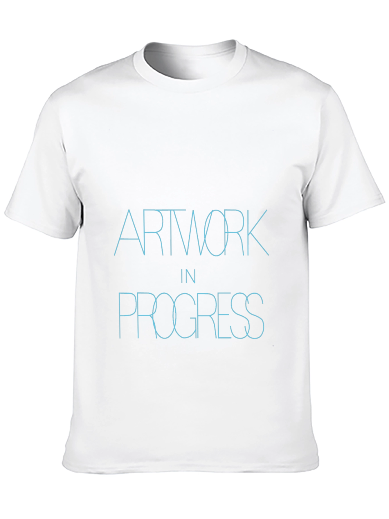Artwork in Progress Black T-Shirt