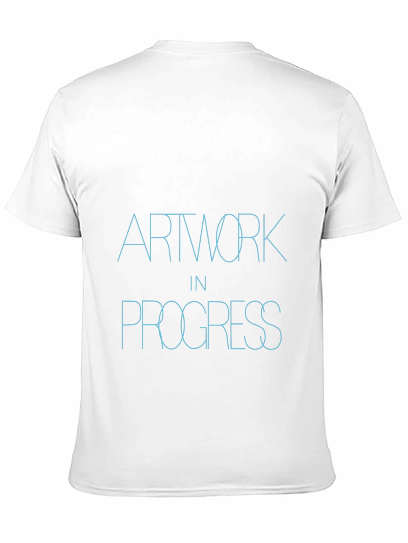 Artwork in Progress Black T-Shirt