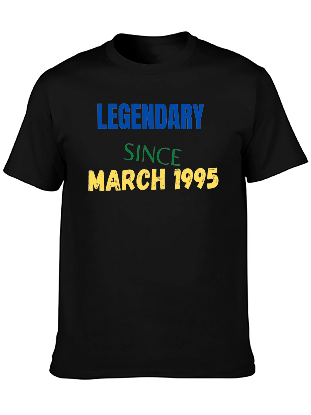 Legendary Since March 1995 Black T-Shirt
