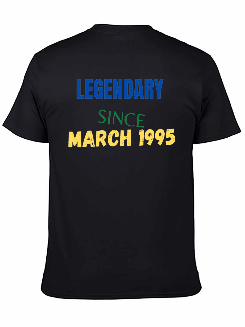 Legendary Since March 1995 Black T-Shirt