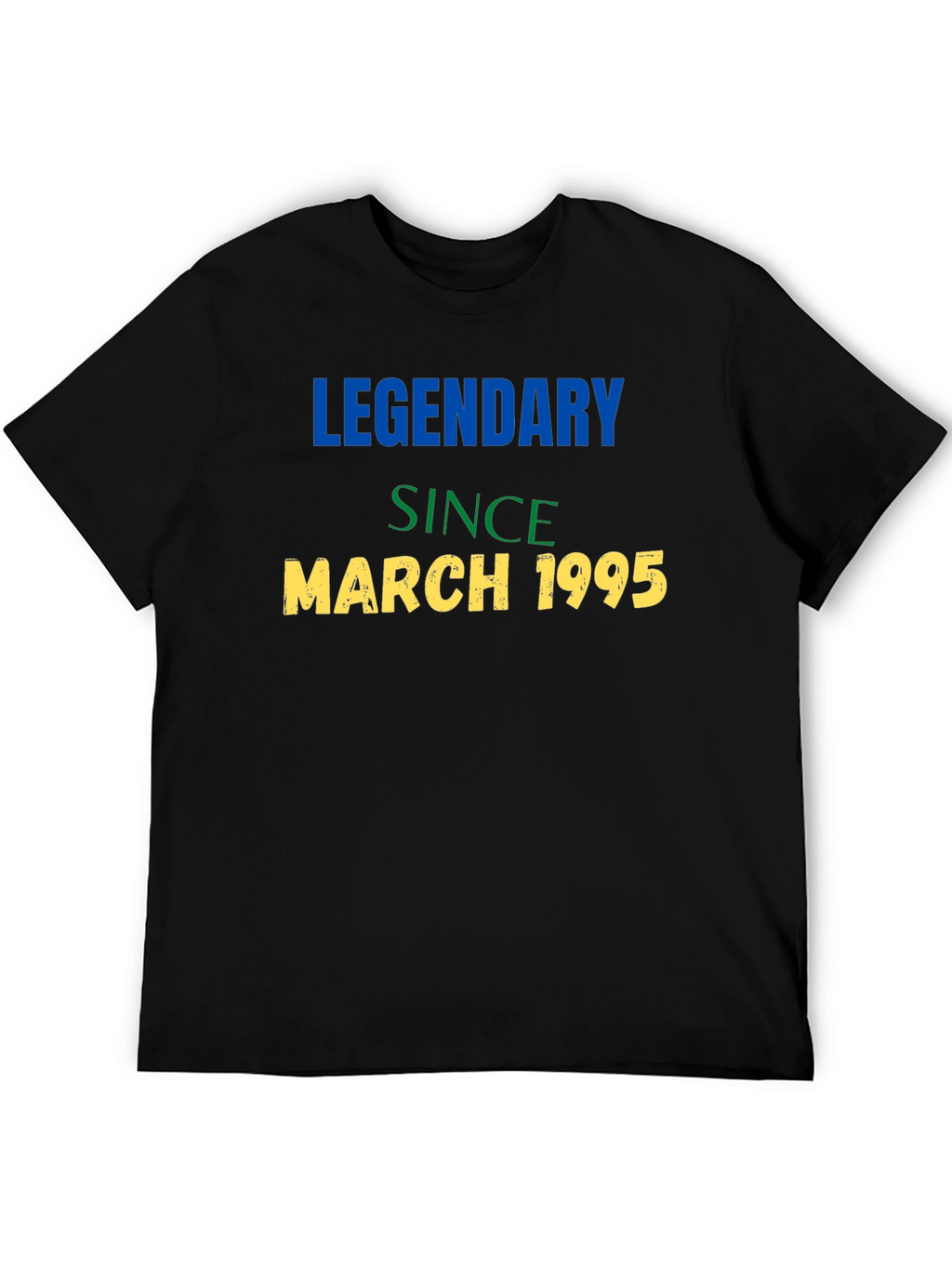 Legendary Since March 1995 Black T-Shirt
