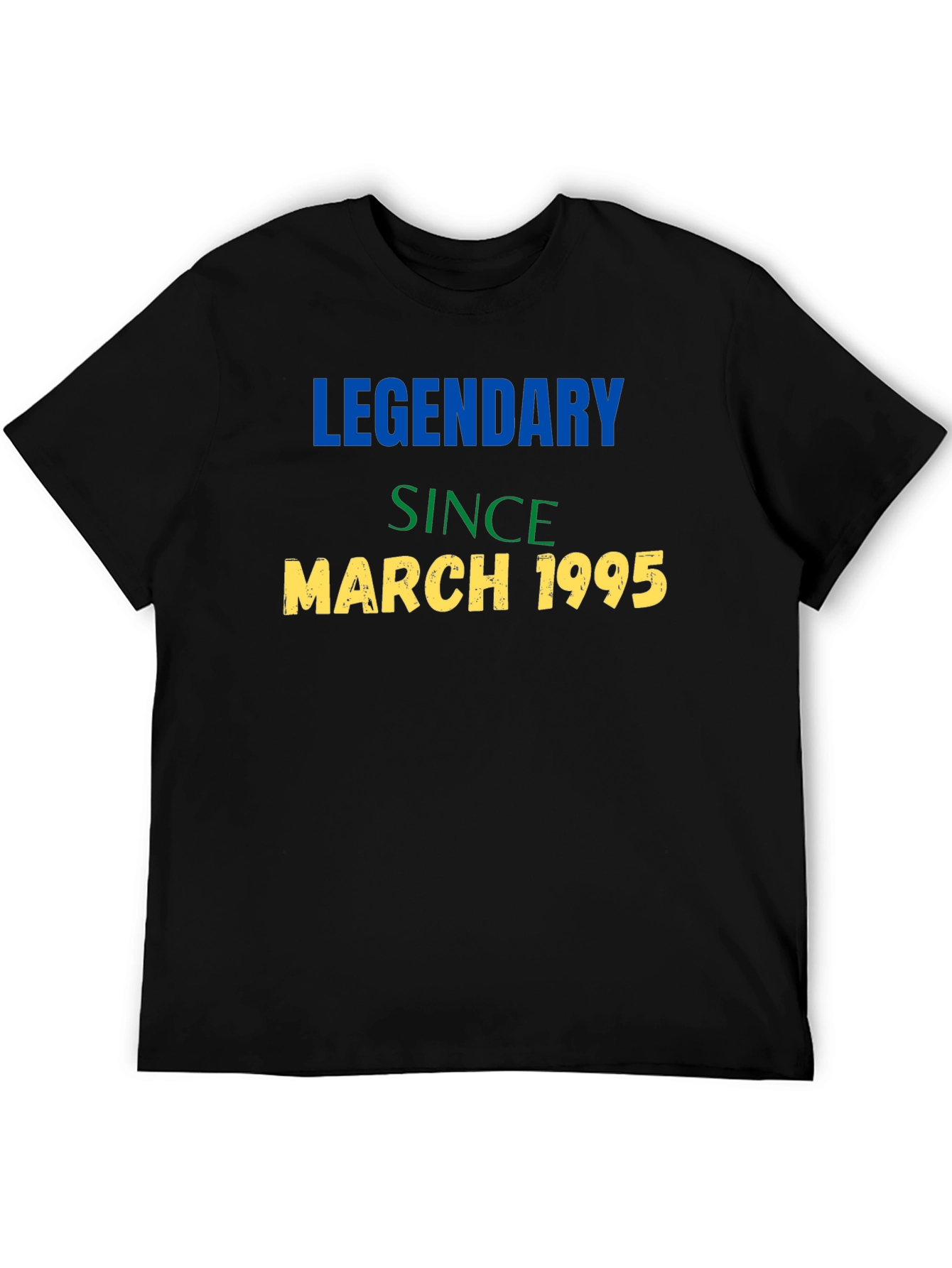 Legendary Since March 1995 Black T-Shirt