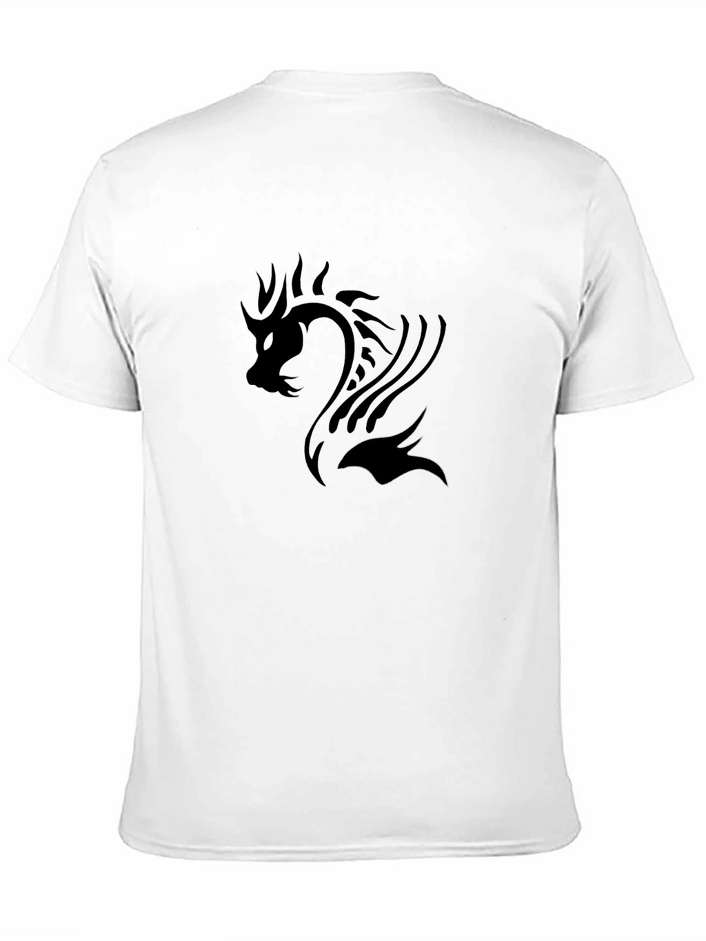 Mens Black Dragon Graphic Tee - Stylish Casual Wear