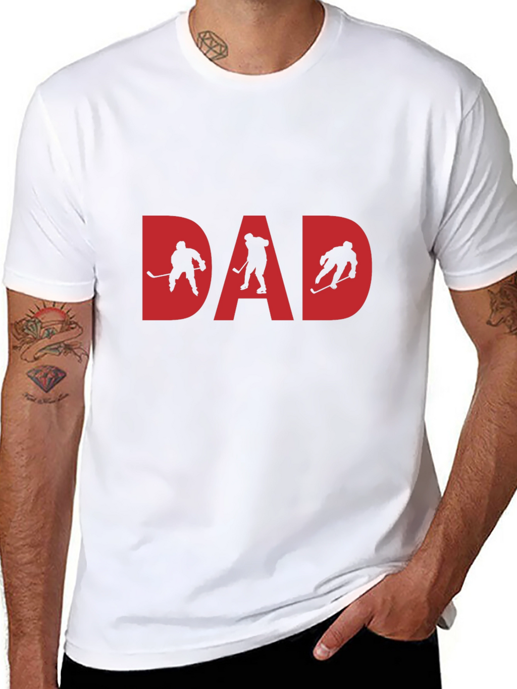 Hockey Dad T-Shirt - Gift for Hockey Dads