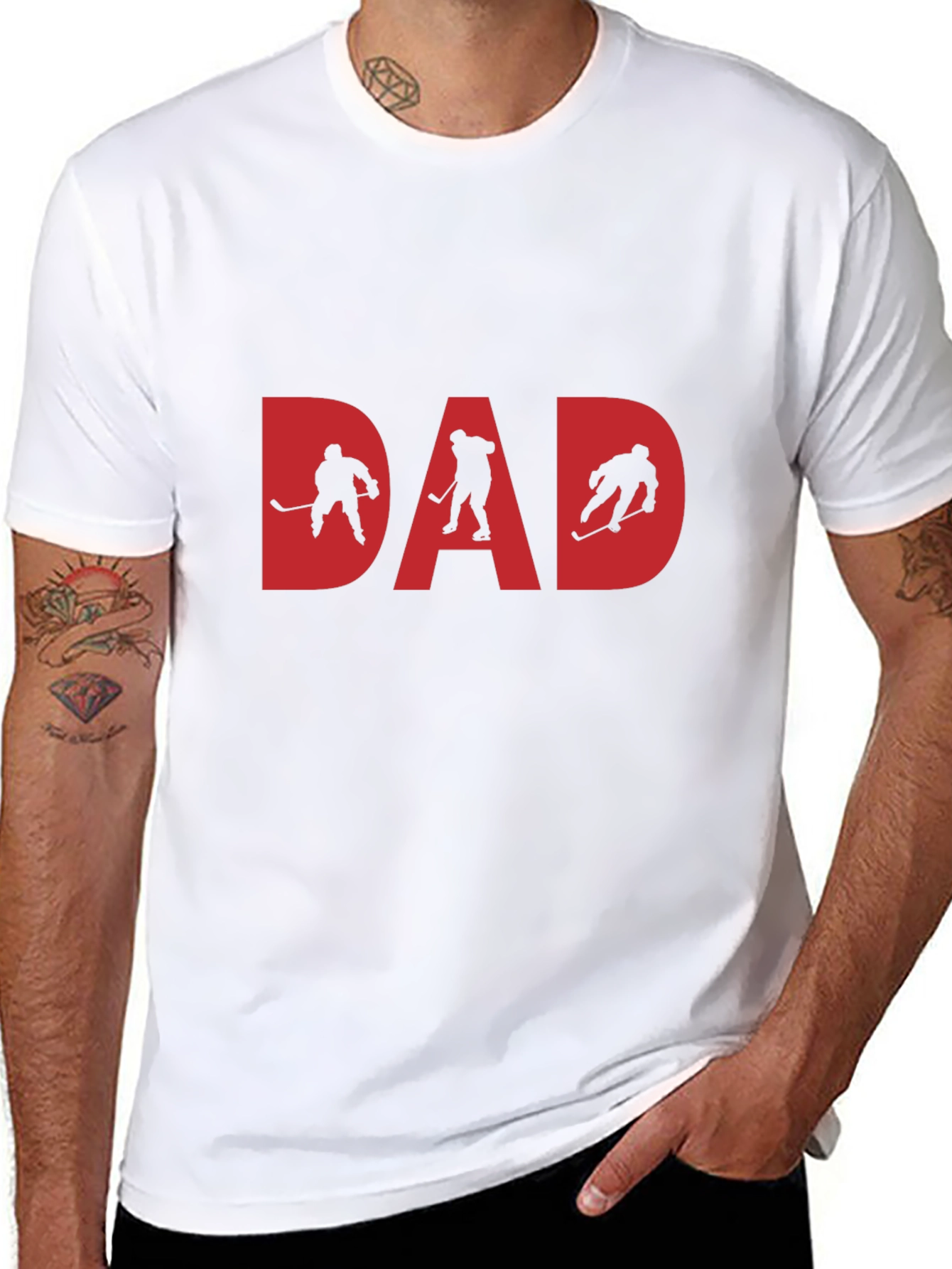 Hockey Dad T-Shirt - Gift for Hockey Dads