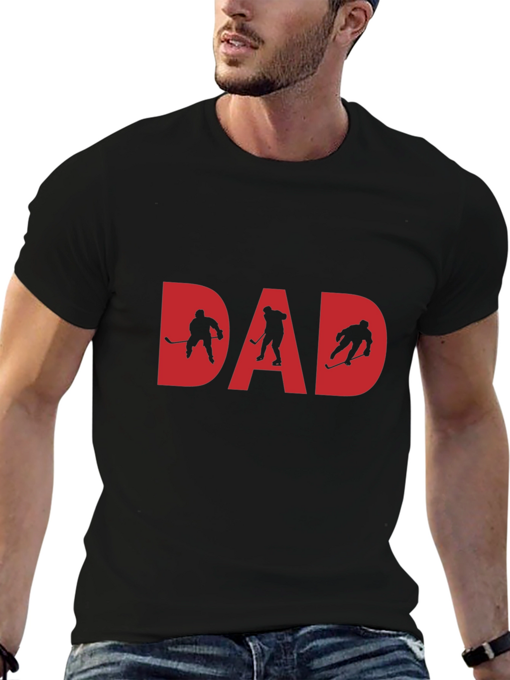 Hockey Dad T-Shirt - Gift for Hockey Dads