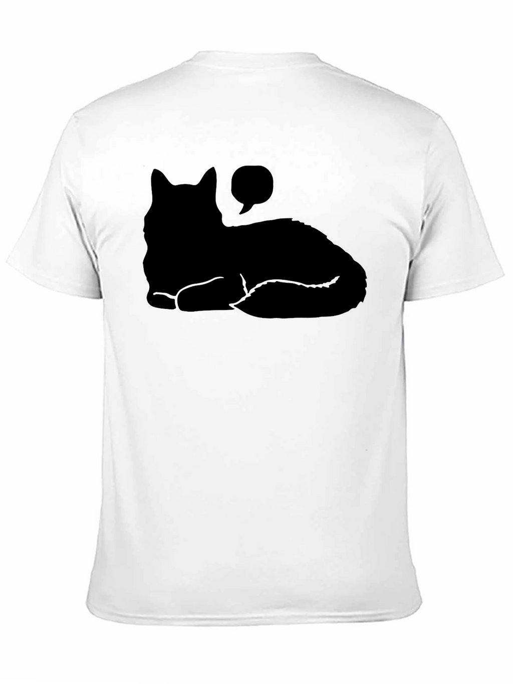 Black Cat Silhouette T-Shirt