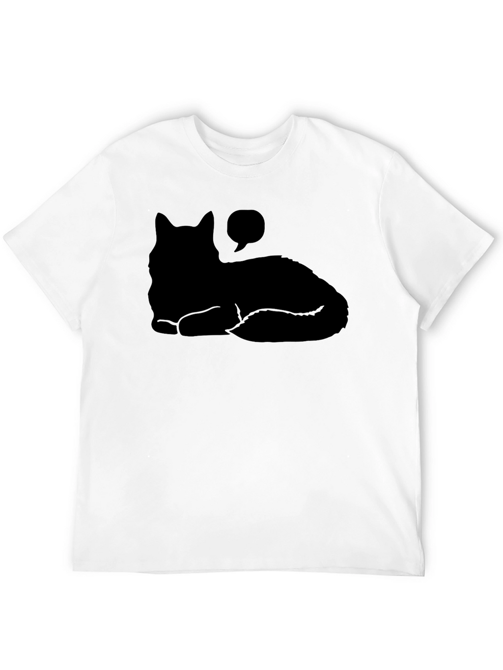 Black Cat Silhouette T-Shirt