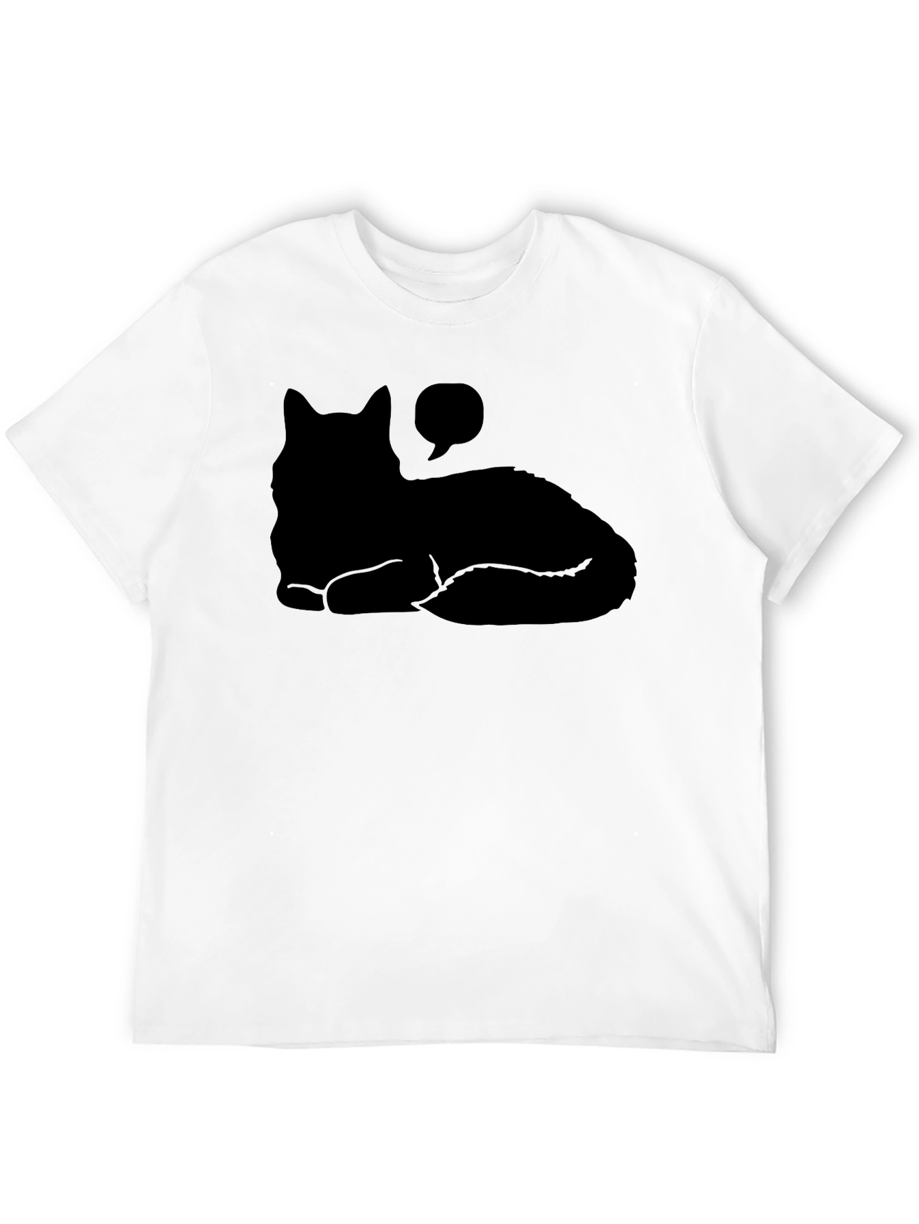 Black Cat Silhouette T-Shirt