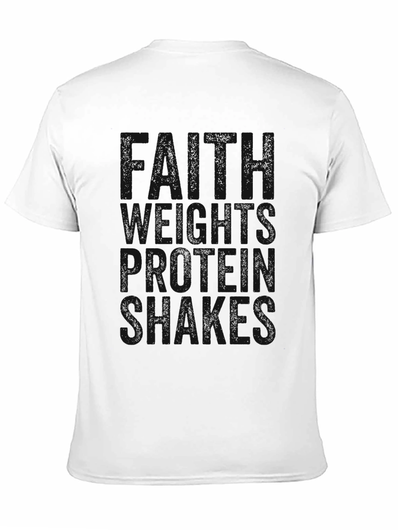 Protein Shakes T-Shirt - Black Gym Apparel