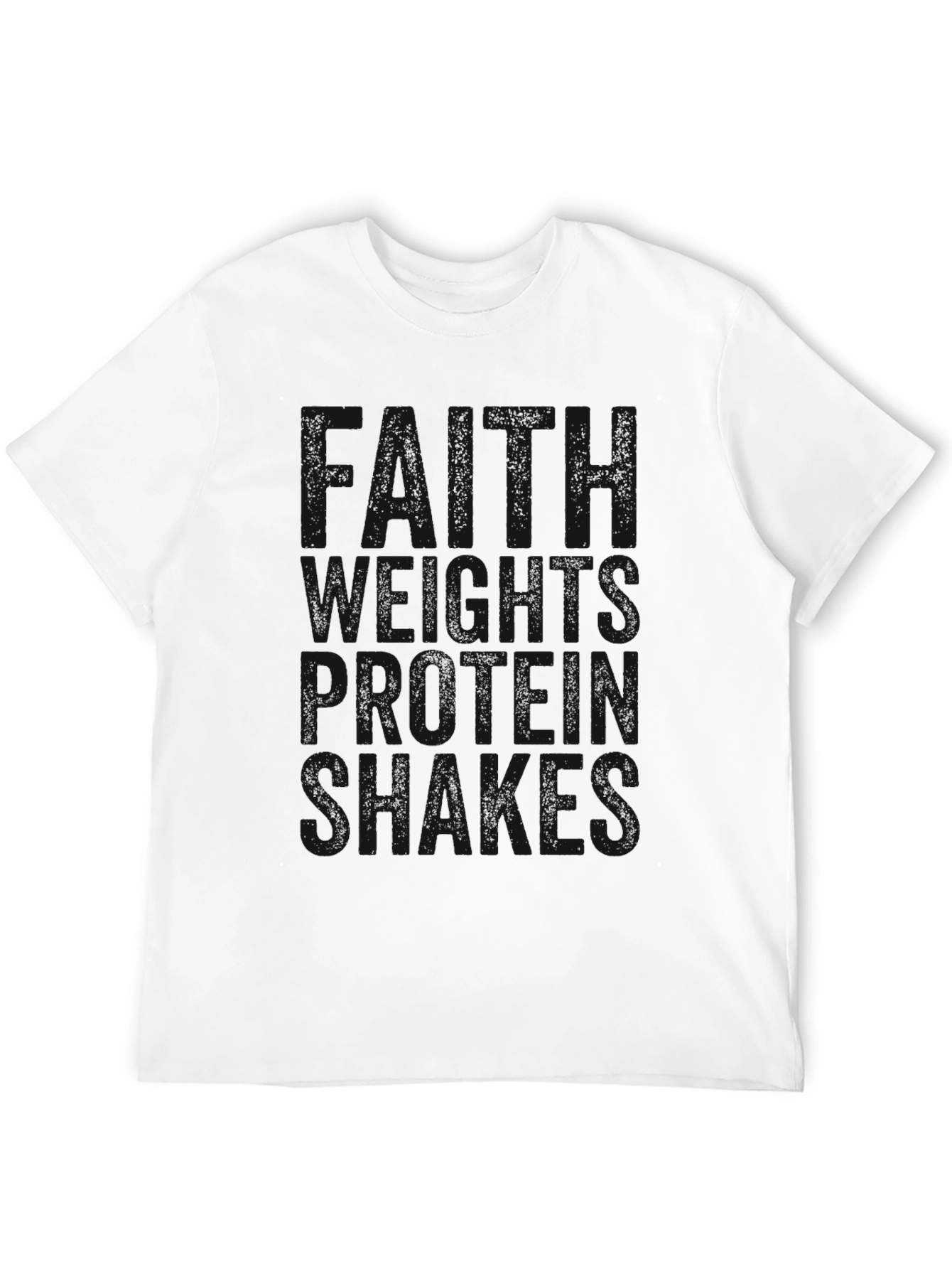 Protein Shakes T-Shirt - Black Gym Apparel