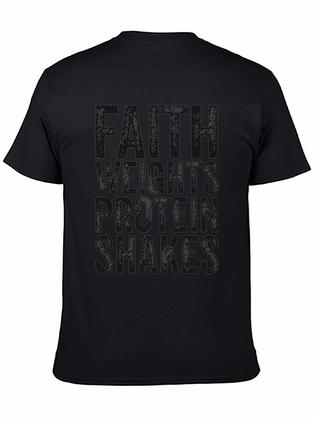 Protein Shakes T-Shirt - Black Gym Apparel