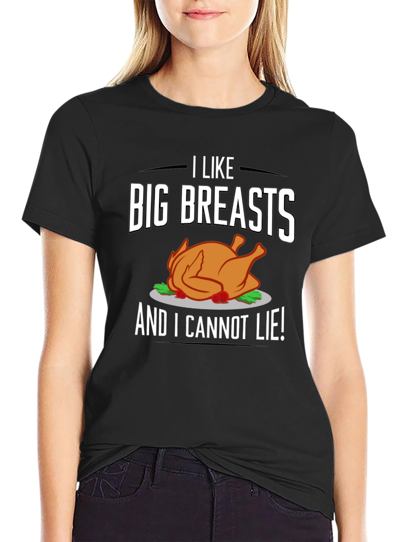 I Like Big Breasts Funny Turkey T-Shirt