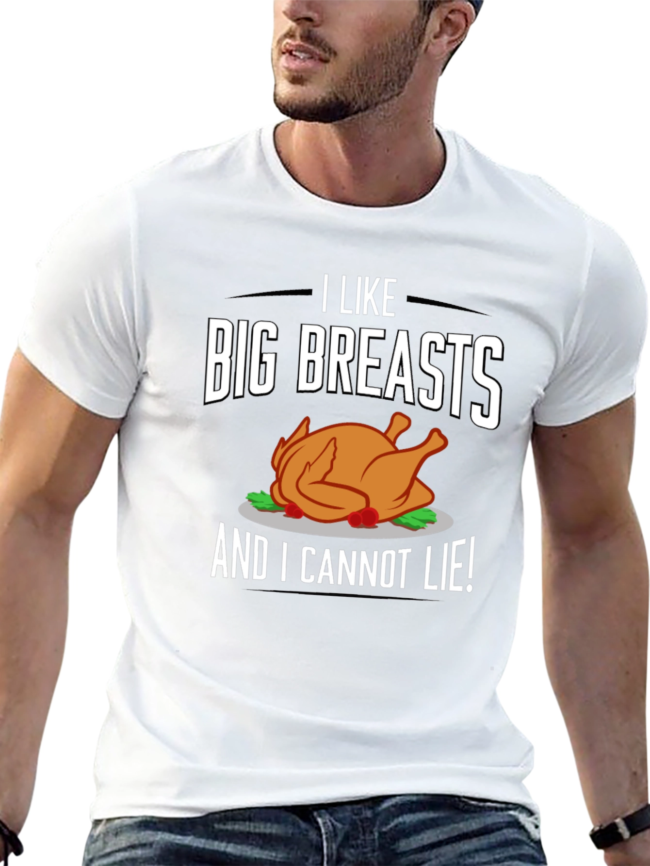 I Like Big Breasts Funny Turkey T-Shirt