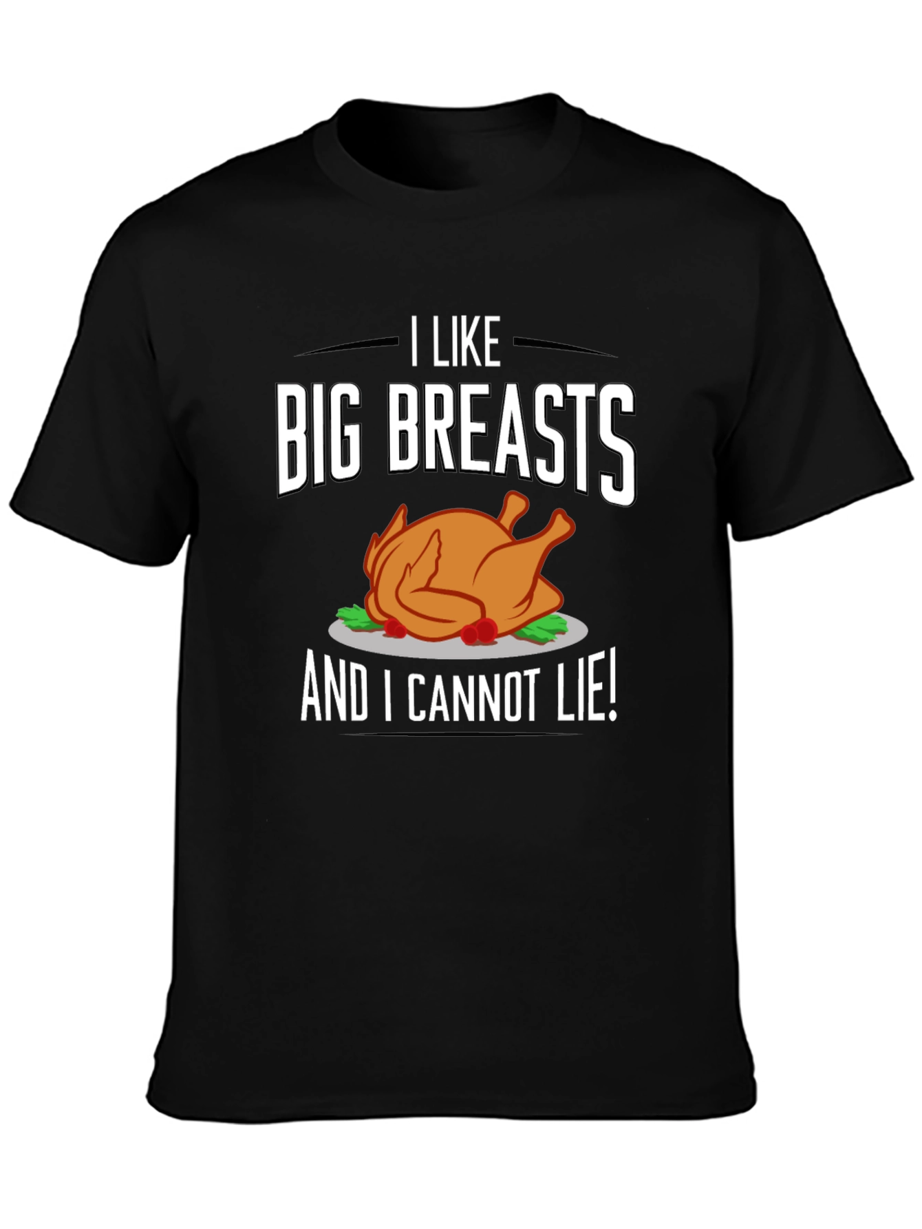 I Like Big Breasts Funny Turkey T-Shirt