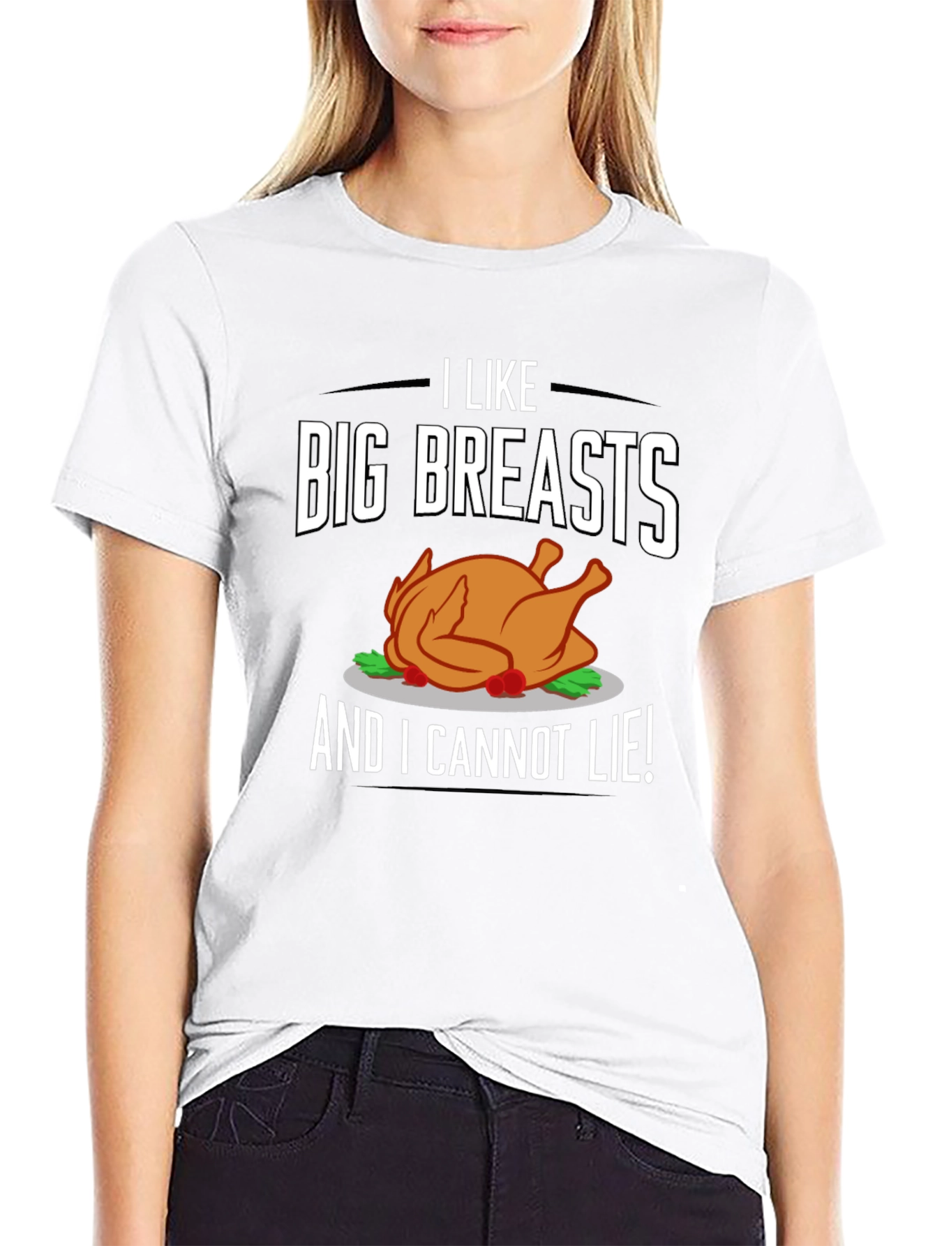 I Like Big Breasts Funny Turkey T-Shirt