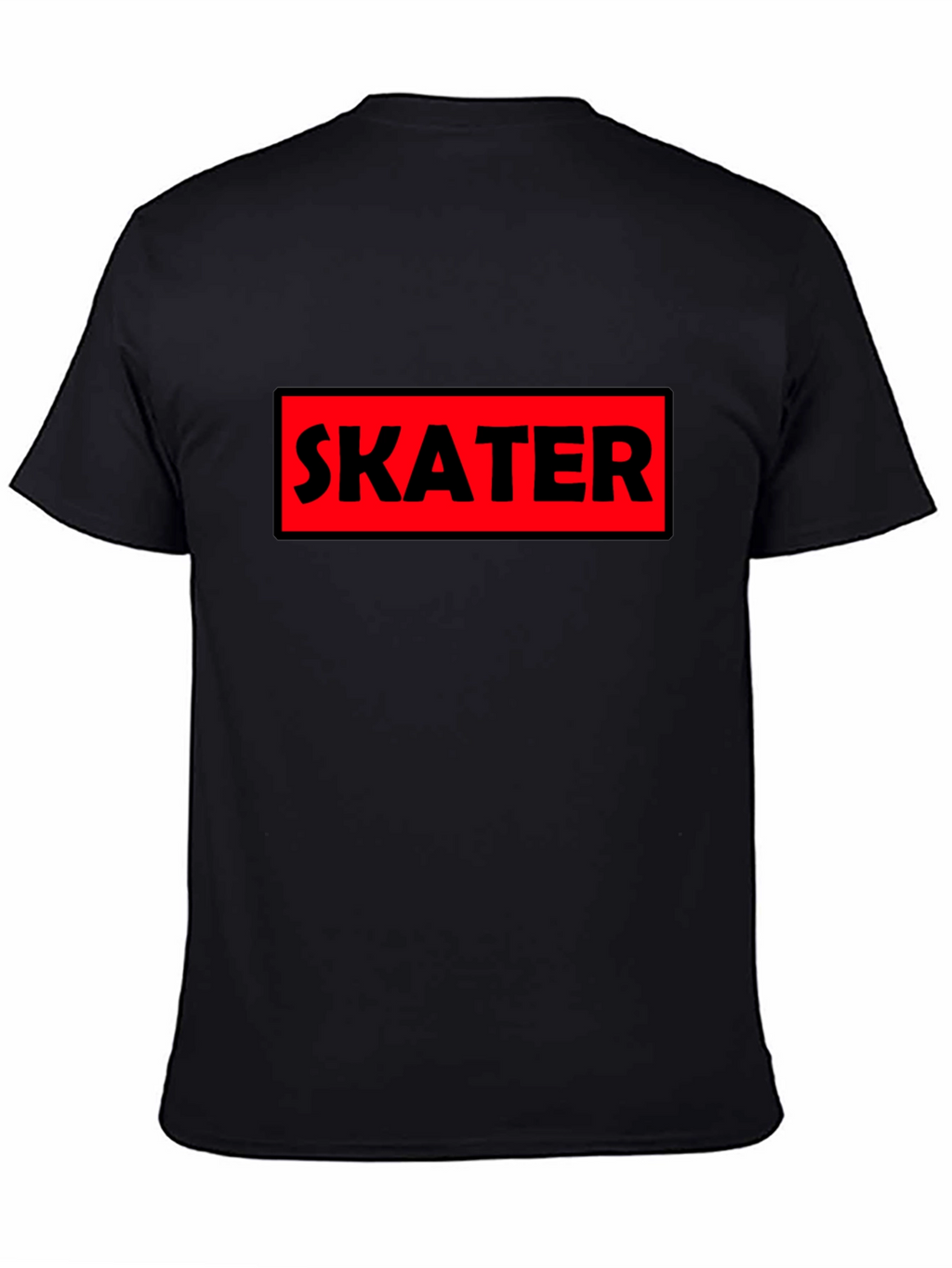 Skater Graphic Tee - Bold Red Box Design