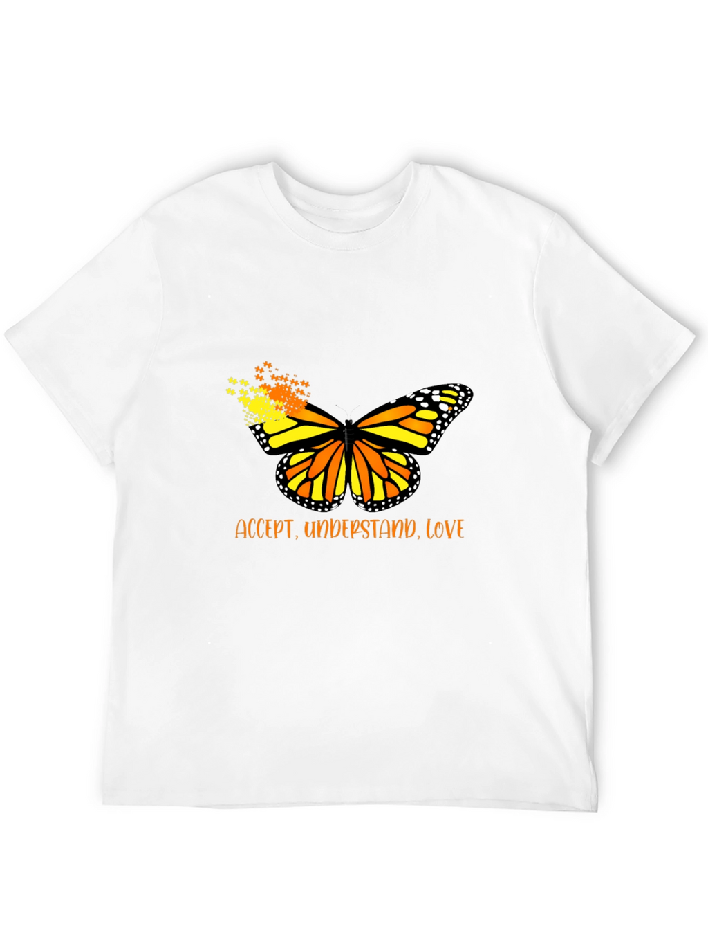 Accept Understand Love Butterfly Graphic Tee